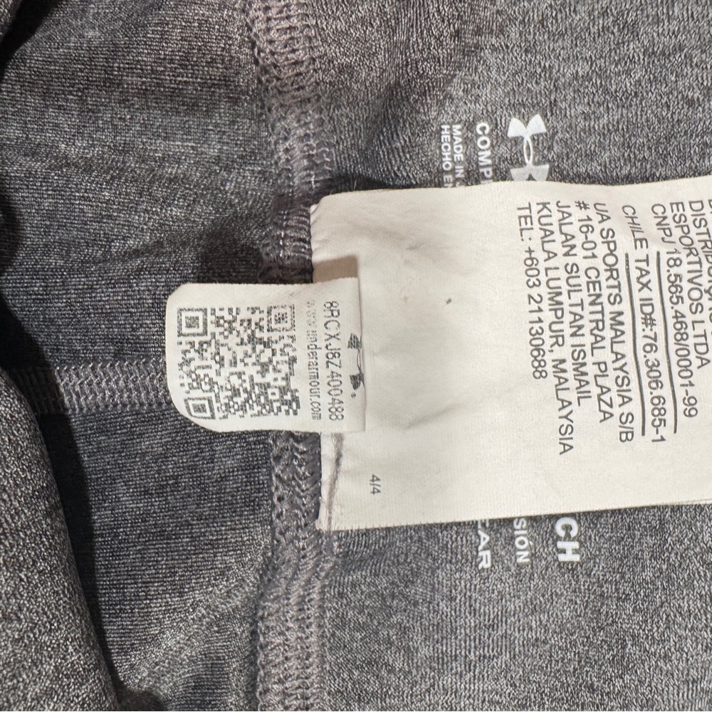 Under Armour Women's Charcoal‎ and Orange Leggings Size Small - Picture 11 of 15